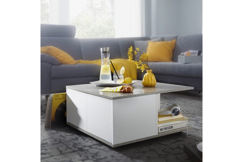 Soffbord Kanakares 70 cm - Vit - Möbler - Bord & matgrupp - Soffbord
