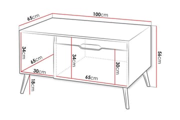 Soffbord Kintore 65 cm - Svart - Möbler - Bord & matgrupp - Soffbord