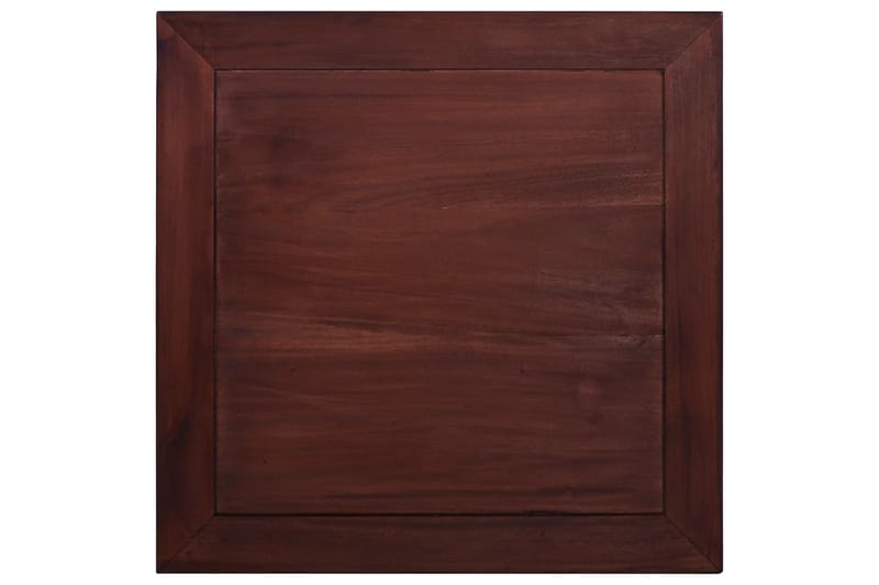 Soffbord klassisk brun 68x68x30 cm massiv mahogny - Brun - Soffbord