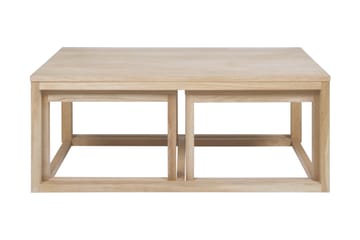 Soffbord Klemens 120 cm - Bok/Beige - Möbler - Bord & matgrupp - Soffbord