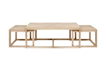 Soffbord Klemens 120 cm - Bok/Beige - Möbler - Bord & matgrupp - Soffbord
