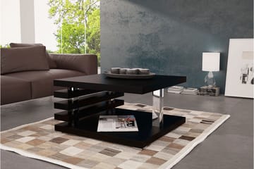 Soffbord Kurama 60 cm med Förvaring Hylla - Svart - Möbler - Bord & matgrupp - Soffbord