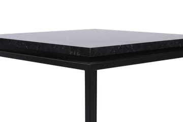 Soffbord Leylak 45 cm Marmormönster - Svart - Möbler - Bord & matgrupp - Soffbord