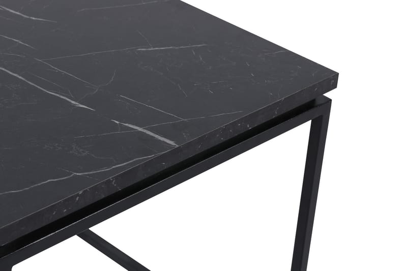 Soffbord Leylak 45 cm Marmormönster - Svart - Möbler - Bord & matgrupp - Soffbord