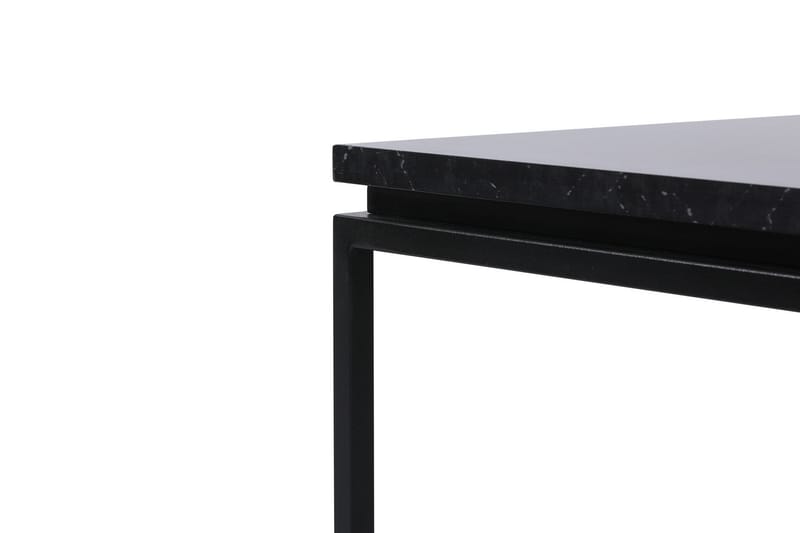 Soffbord Leylak 45 cm Marmormönster - Svart - Möbler - Bord & matgrupp - Soffbord