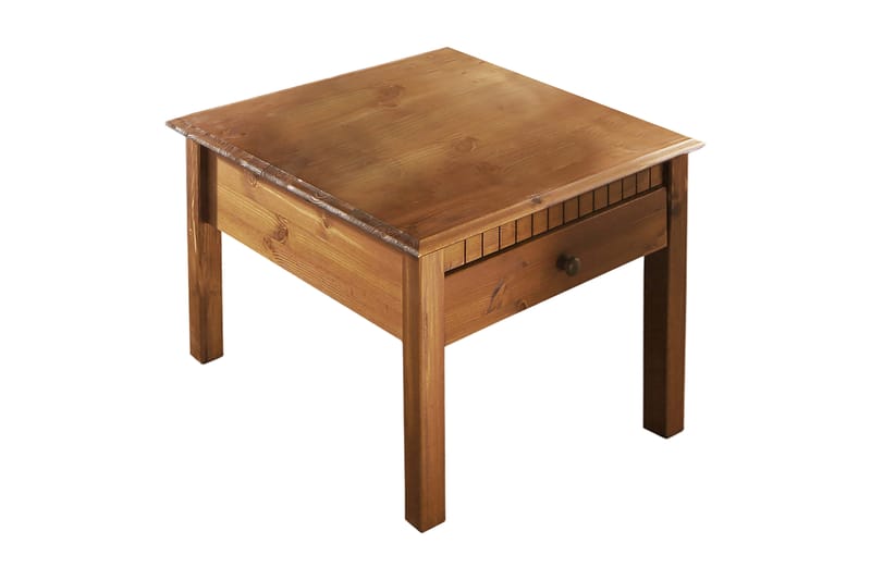 Soffbord Lidwina 60 cm med Förvaring Låda - Rödbrun - Möbler - Bord & matgrupp - Soffbord