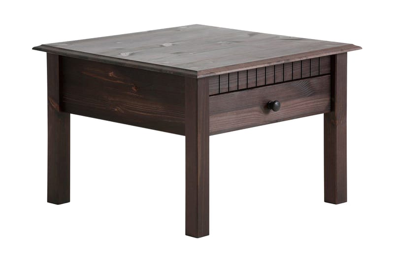 Soffbord Lidwina 60 cm med Förvaring Låda - Svart - Möbler - Bord & matgrupp - Soffbord