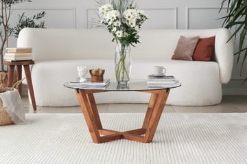Soffbord Lilya 75x35x75 cm - Brun - Möbler - Bord & matgrupp - Soffbord