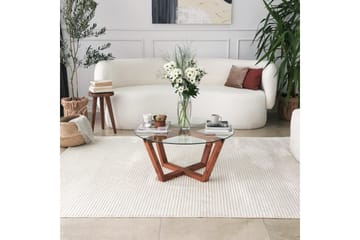 Soffbord Lilya 75x35x75 cm - Brun - Möbler - Bord & matgrupp - Soffbord