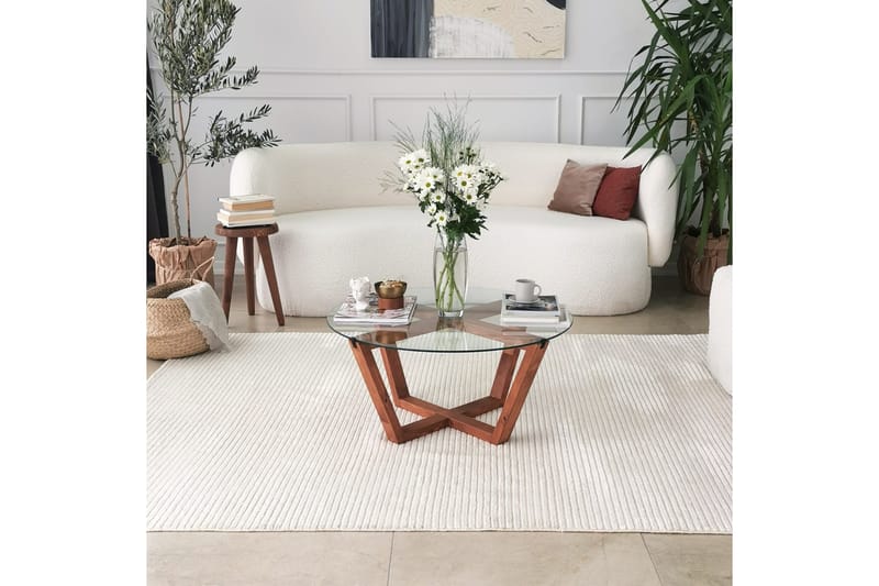 Soffbord Lilya 75x35x75 cm - Brun - Möbler - Bord & matgrupp - Soffbord