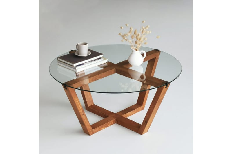 Soffbord Lilya 75x35x75 cm - Brun - Möbler - Bord & matgrupp - Soffbord