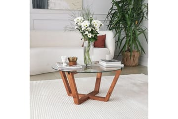 Soffbord Lilya 75x35x75 cm - Brun - Möbler - Bord & matgrupp - Soffbord