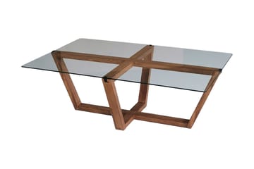 Soffbord Lonaste 105x35x105 cm - Brun - Möbler - Bord & matgrupp - Soffbord