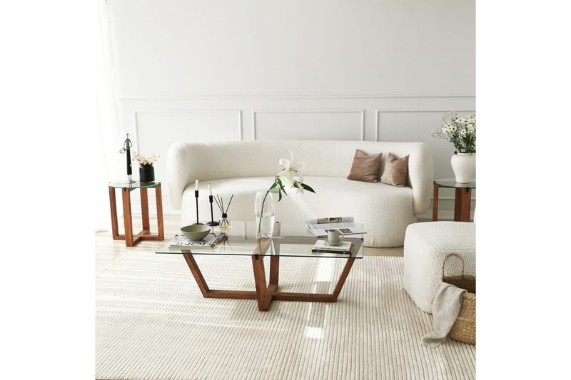 Soffbord Lonaste 105x35x105 cm - Brun - Möbler - Bord & matgrupp - Soffbord
