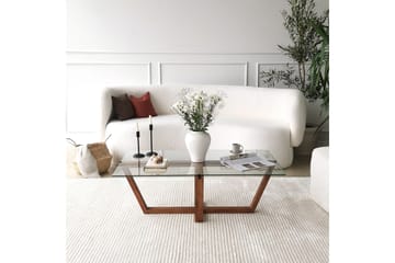 Soffbord Lonaste 105x35x105 cm - Brun - Möbler - Bord & matgrupp - Soffbord
