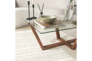 Soffbord Lonaste 105x35x105 cm - Brun - Möbler - Bord & matgrupp - Soffbord