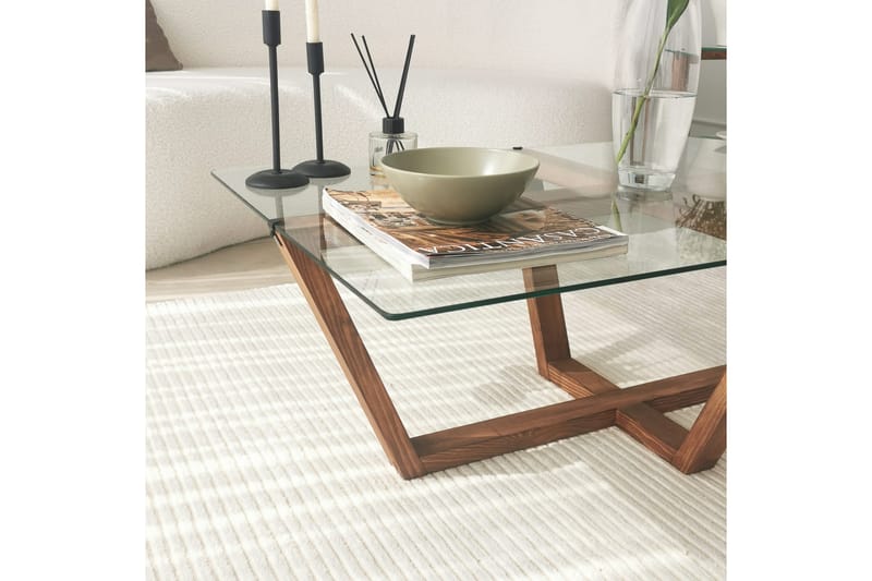 Soffbord Lonaste 105x35x105 cm - Brun - Möbler - Bord & matgrupp - Soffbord