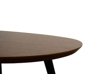 Soffbord Lovitz 110 cm Ovalt - Valnöt/Svart - Möbler - Bord & matgrupp - Soffbord