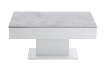 Soffbord Luchansky 100 cm - Betonggrå/Vit - Möbler - Bord & matgrupp - Soffbord