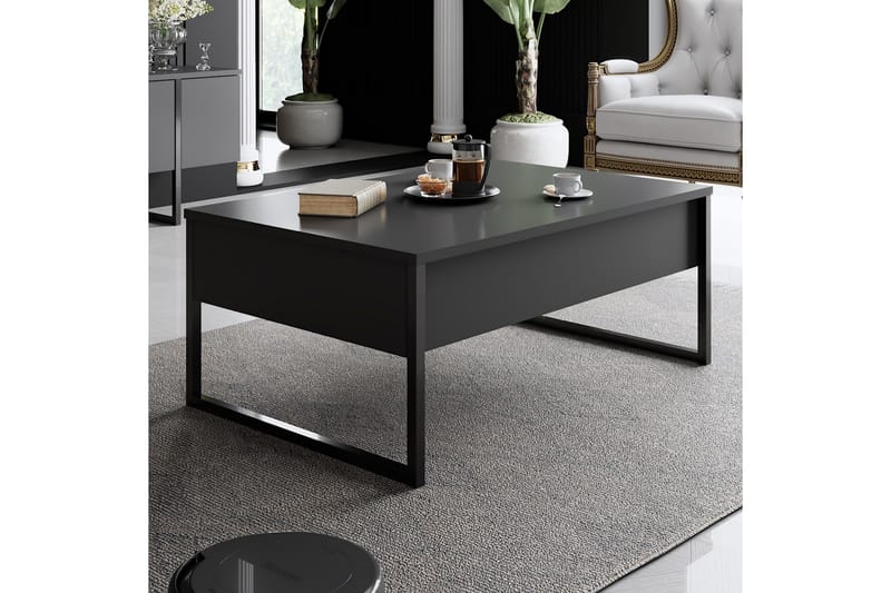 Soffbord Luxe 90x40 cm Svart - Hanah Home - Möbler - Bord & matgrupp - Soffbord