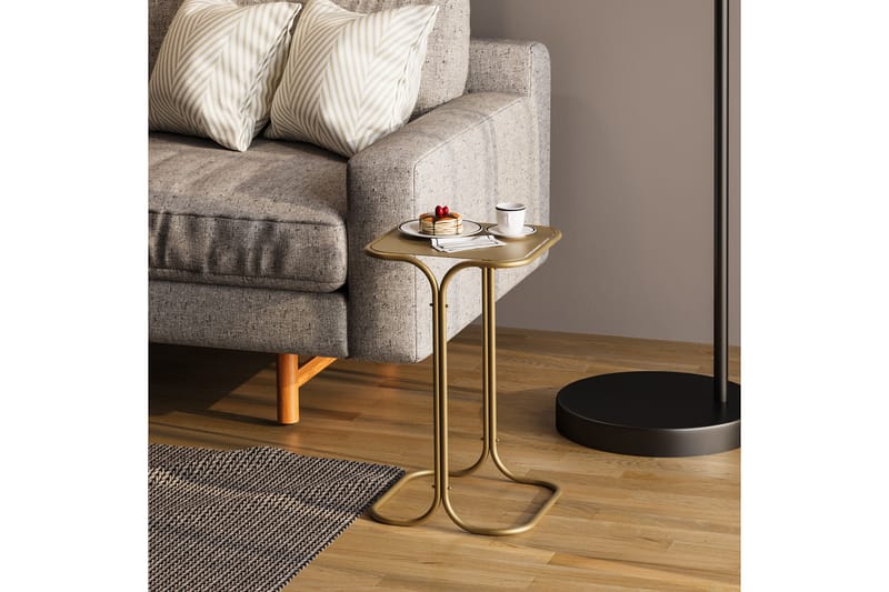 Soffbord Mamta 30 cm - Guld - Möbler - Bord & matgrupp - Soffbord
