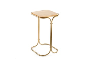 Soffbord Mamta 30 cm - Guld/Natural - Möbler - Bord & matgrupp - Soffbord