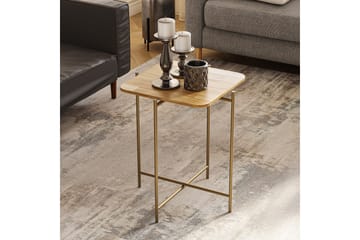 Soffbord Mamta 46 cm - Guld/Natural - Möbler - Bord & matgrupp - Soffbord