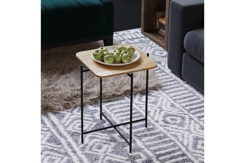 Soffbord Mamta 46 cm - Svart/Natural - Möbler - Bord & matgrupp - Soffbord