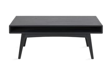 Soffbord Marte 130 cm med Förvaring Hylla - Svart/Grå - Möbler - Bord & matgrupp - Soffbord
