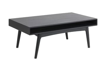 Soffbord Marte 130 cm med Förvaring Hylla - Svart/Grå - Möbler - Bord & matgrupp - Soffbord