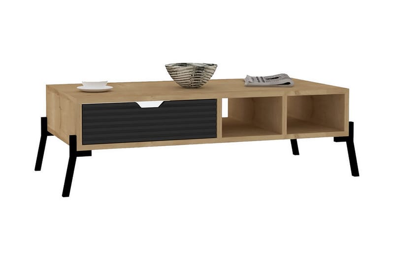Soffbord Masako 100x28,2x100 cm - Blå - Soffbord
