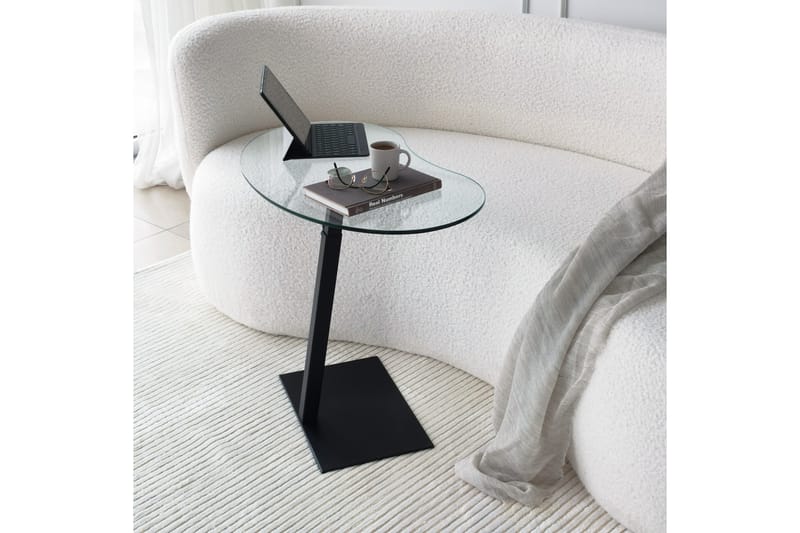 Soffbord Mastara 70x40x70 cm Oval - Svart - Möbler - Bord & matgrupp - Soffbord