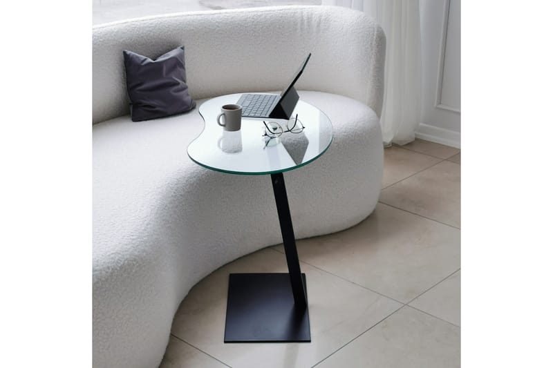Soffbord Mastara 70x40x70 cm Oval - Svart - Möbler - Bord & matgrupp - Soffbord