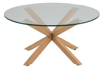 Soffbord Matysik 82 cm Rund - Ek - Möbler - Bord & matgrupp - Soffbord
