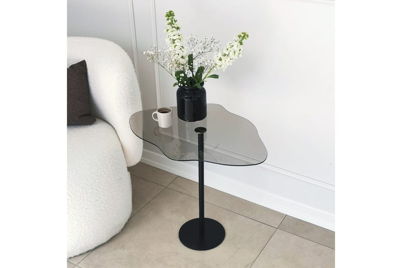 Soffbord Mavericka 60x45x60 cm Oval - Svart - Möbler - Bord & matgrupp - Soffbord