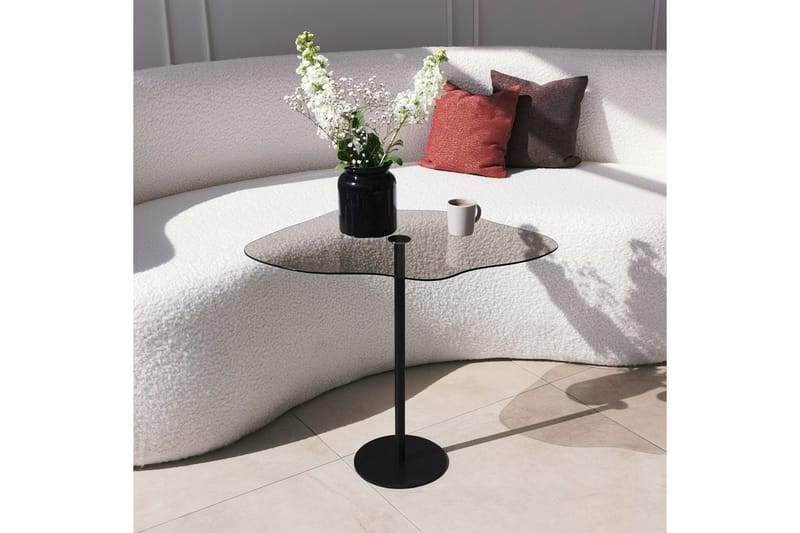 Soffbord Mavericka 60x45x60 cm Oval - Svart - Möbler - Bord & matgrupp - Soffbord