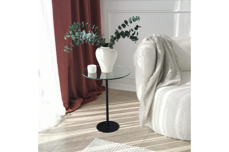 Soffbord Mesjö 40x50x40 cm Runt - Svart - Möbler - Bord & matgrupp - Soffbord