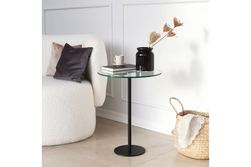 Soffbord Mesjö 40x50x40 cm Runt - Svart - Möbler - Bord & matgrupp - Soffbord