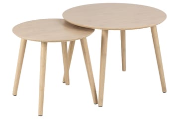 Soffbord Miglani 60 cm Rund - Natural - Möbler - Bord & matgrupp - Soffbord