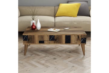 Soffbord Moyano 105 cm - Mörkbrun/Svart - Möbler - Bord & matgrupp - Soffbord