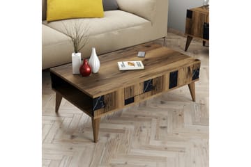 Soffbord Moyano 105 cm - Mörkbrun/Svart - Möbler - Bord & matgrupp - Soffbord