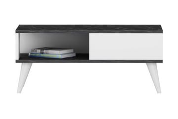 Soffbord Mumpher 90x40x90 cm - Svart/Vit - Möbler - Bord & matgrupp - Soffbord