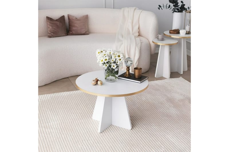 Soffbord Munne 60 cm - Vit - Möbler - Bord & matgrupp - Soffbord