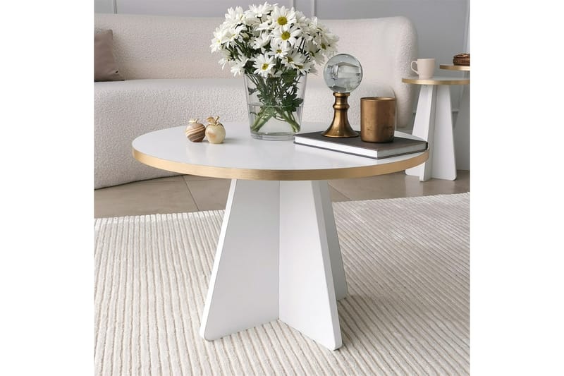 Soffbord Munne 60 cm - Vit - Möbler - Bord & matgrupp - Soffbord