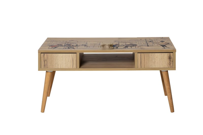 Soffbord Naruki 97 cm - Brun - Möbler - Bord & matgrupp - Soffbord