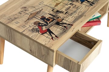Soffbord Naruki 97 cm - Brun - Möbler - Bord & matgrupp - Soffbord