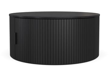 Soffbord Neandir 80 cm Runt med Förvaring Låda - Svart - Möbler - Bord & matgrupp - Soffbord