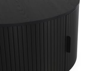 Soffbord Neandir 80 cm Runt med Förvaring Låda - Svart - Möbler - Bord & matgrupp - Soffbord