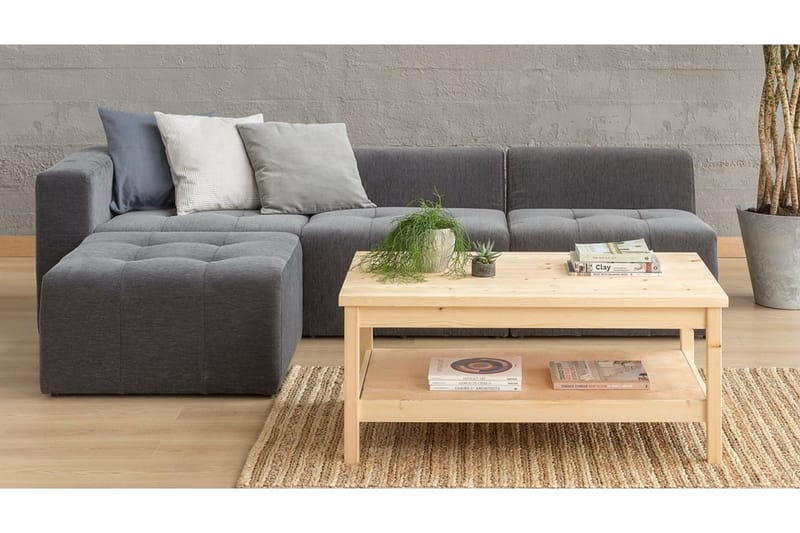 Soffbord Nicrone 110x50x110 cm - Brun - Möbler - Bord & matgrupp - Soffbord