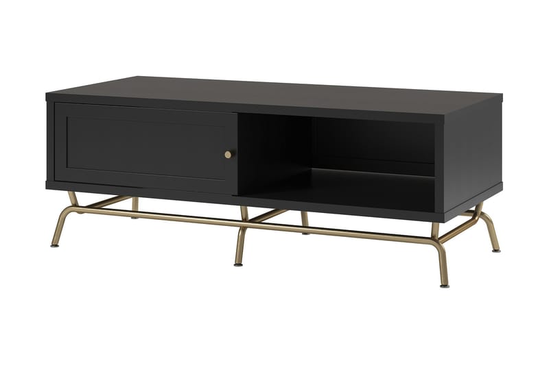 Soffbord Nova 122 cm med Förvaring Svart - CosmoLiving - Möbler - Bord & matgrupp - Soffbord - Soffbord med förvaring